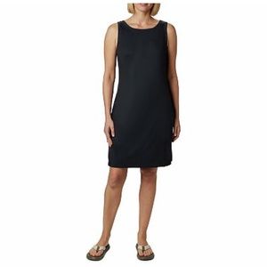 COLUMBIA EUC OMNI WICK ZIPPER POCKETED BLACK SHEATH DRESS SIZE LARGE